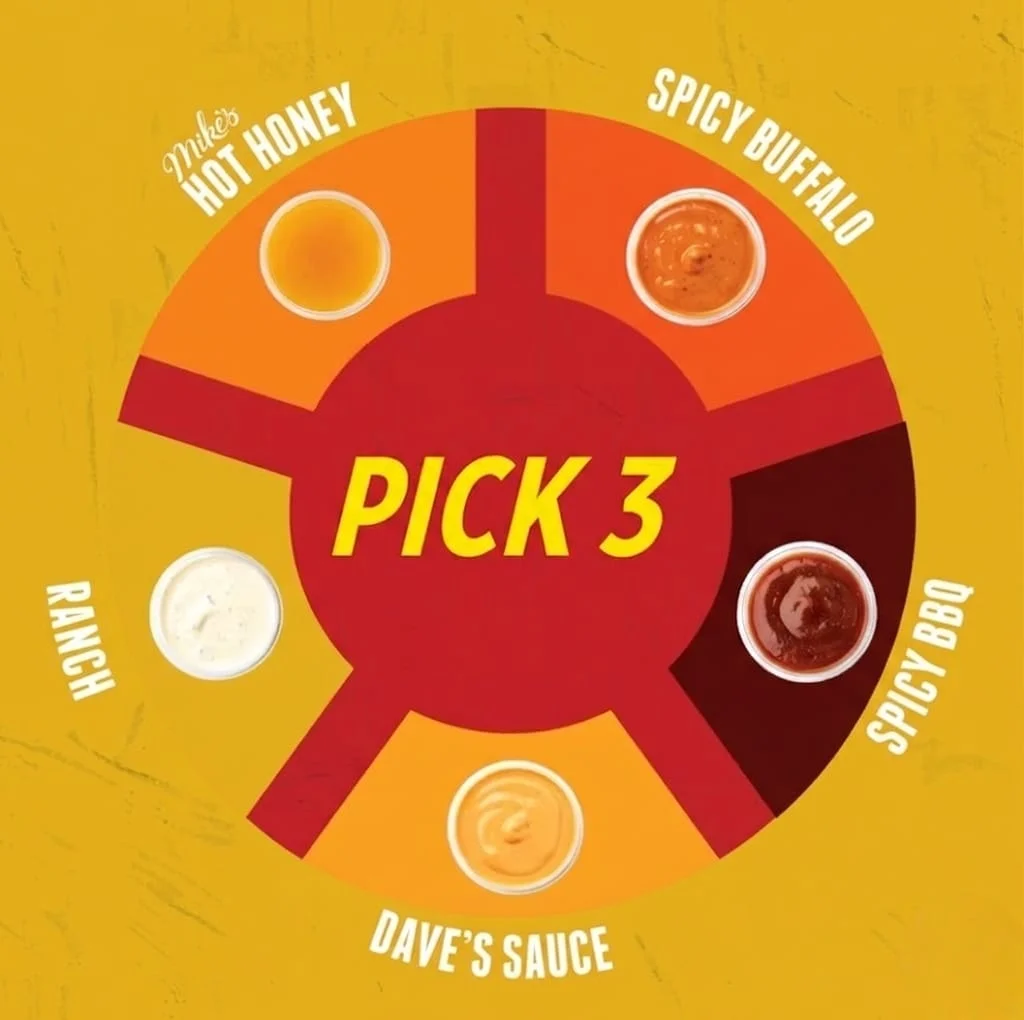 Dave's Flight of Sauces