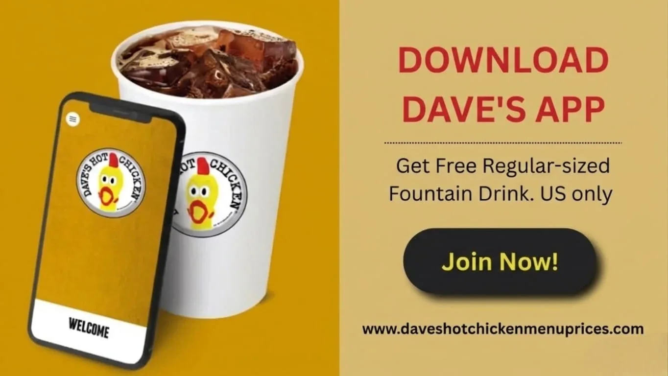 Get Dave’s Hot Chicken Free Drink in USA