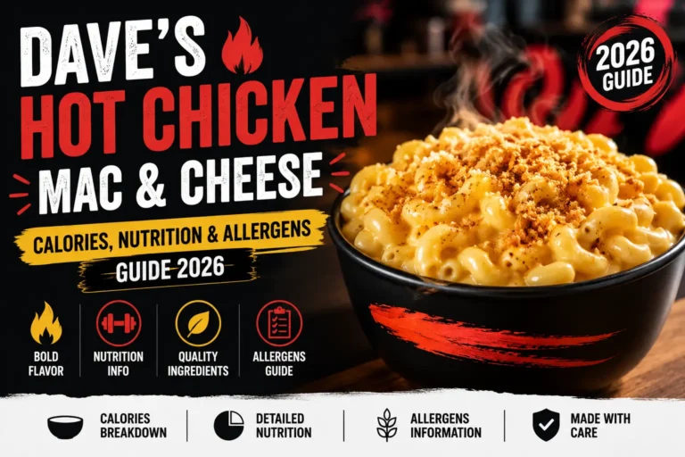 Dave’s Hot Chicken Mac & Cheese Price, Calories, Nutrition and Allergens Guide 2026