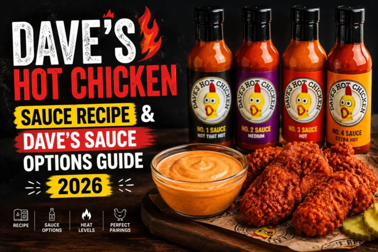 Dave’s Hot Chicken Sauce Recipe & Dave's Sauce Options Guide 2026